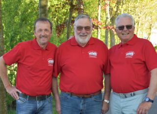 das Orga-Team der 5. Husumer Küstentour 2026 (v.l.n.r.) Oliver Tauffenbach, Rainer Bruns, Michael Schweikert